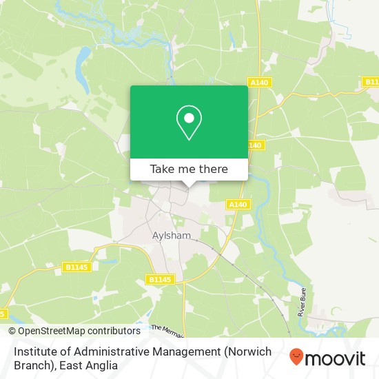 Institute of Administrative Management (Norwich Branch) map