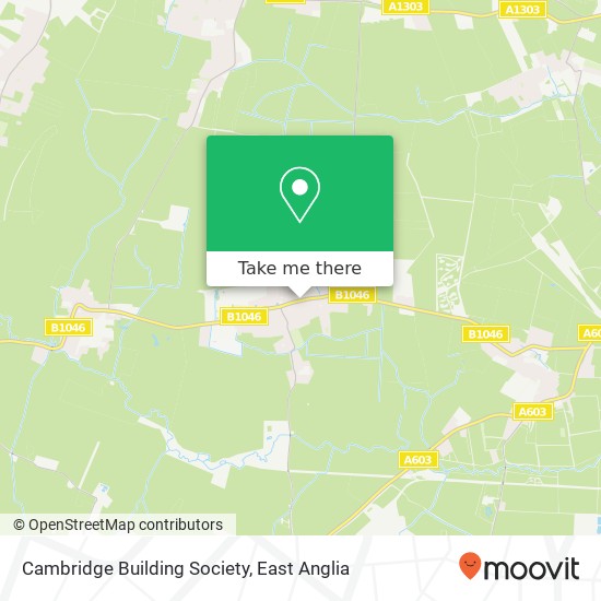 Cambridge Building Society map