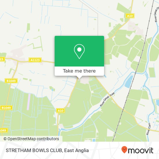 STRETHAM BOWLS CLUB map