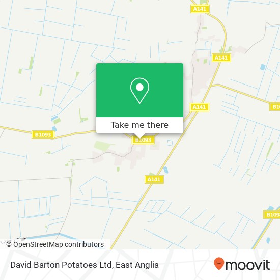 David Barton Potatoes Ltd map