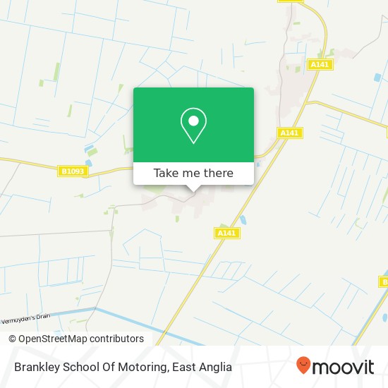 Brankley School Of Motoring map