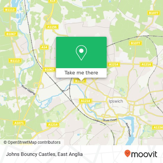 Johns Bouncy Castles map