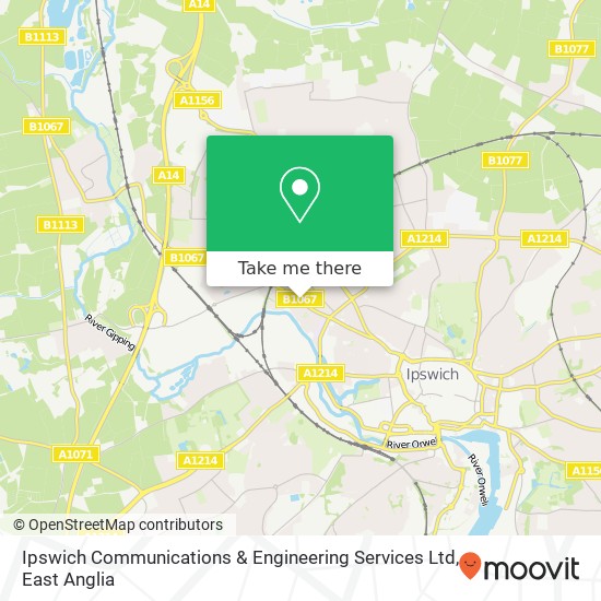 Ipswich Communications & Engineering Services Ltd map