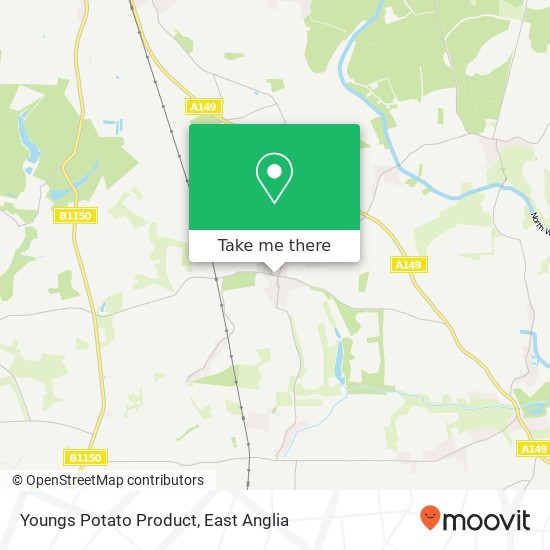 Youngs Potato Product map