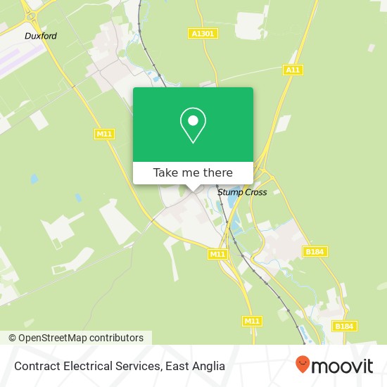 Contract Electrical Services map