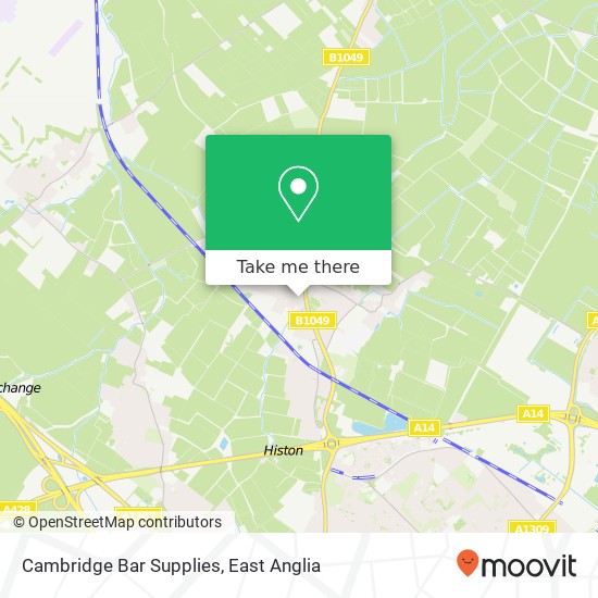 Cambridge Bar Supplies map