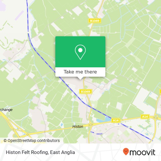 Histon Felt Roofing map