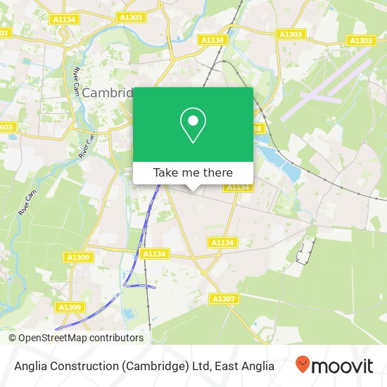 Anglia Construction (Cambridge) Ltd map