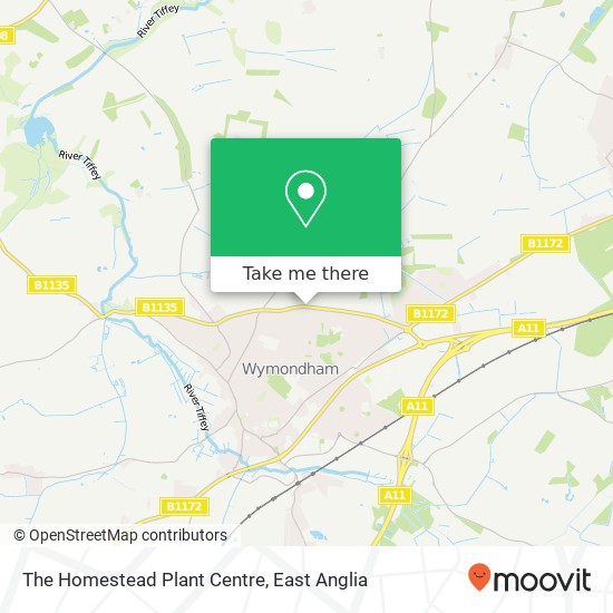 The Homestead Plant Centre map