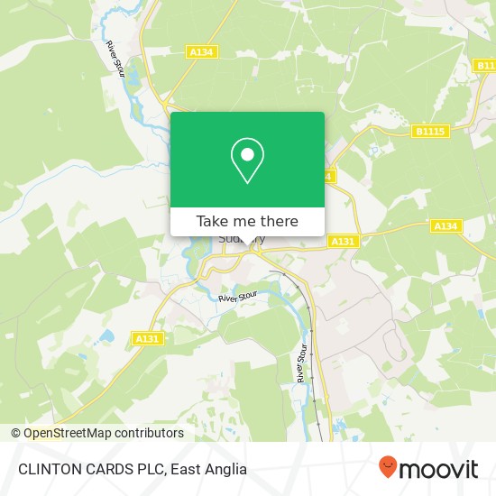 CLINTON CARDS PLC map