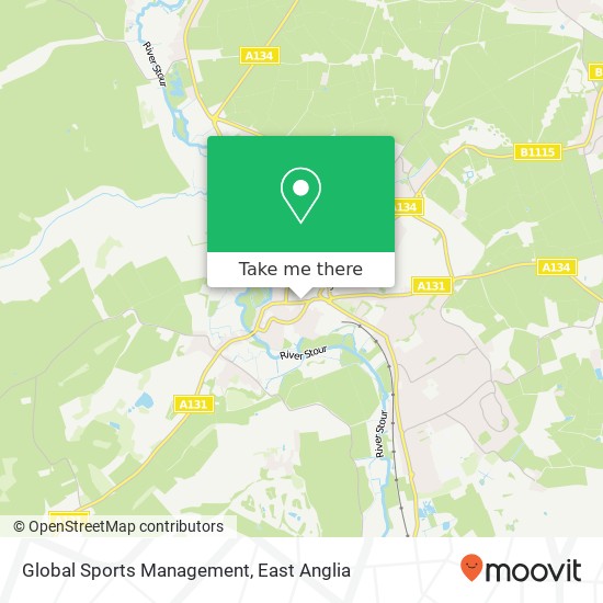 Global Sports Management map