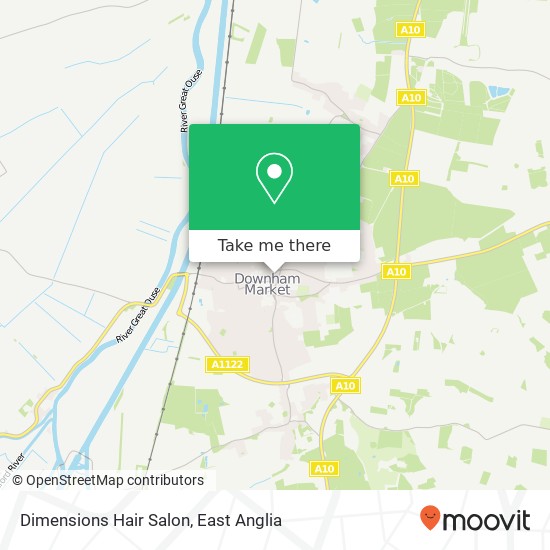 Dimensions Hair Salon map