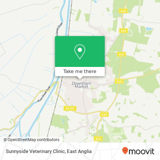 Sunnyside Veterinary Clinic map