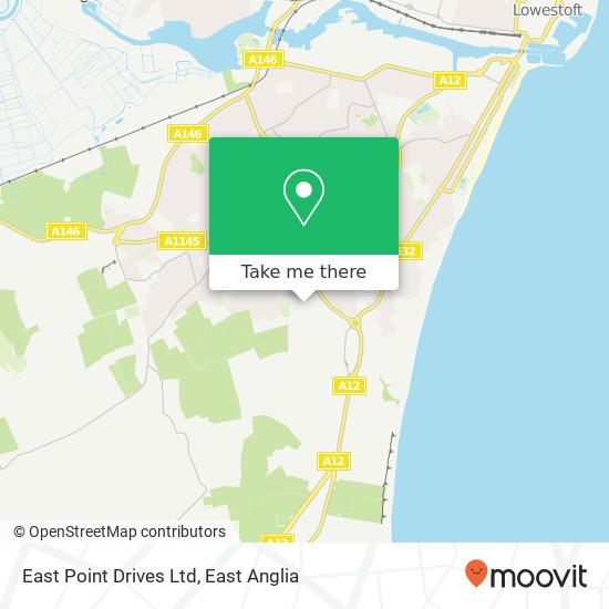 East Point Drives Ltd map