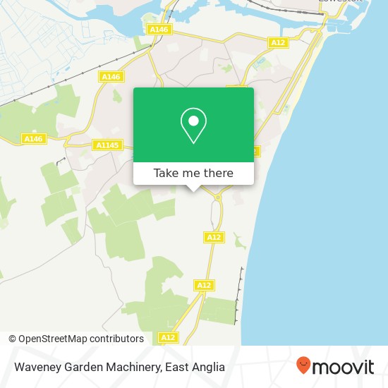 Waveney Garden Machinery map