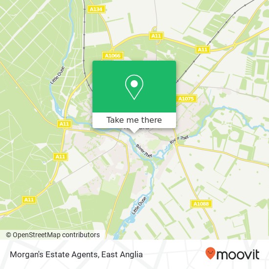Morgan's Estate Agents map