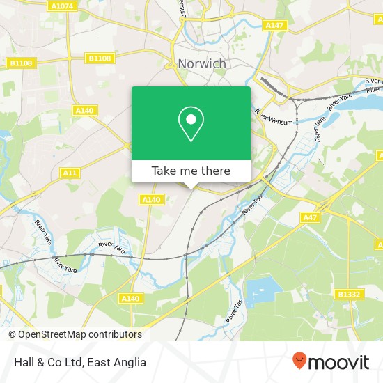 Hall & Co Ltd map