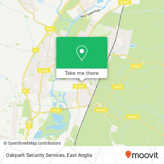 Oakpark Security Services map