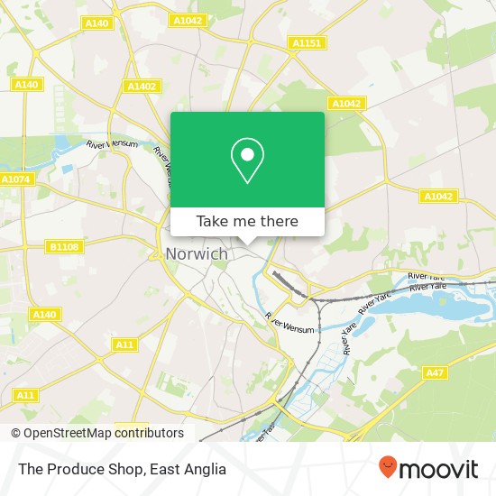 The Produce Shop map