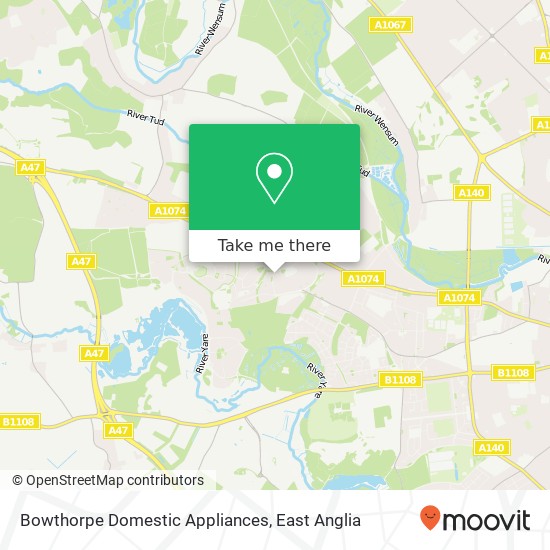 Bowthorpe Domestic Appliances map
