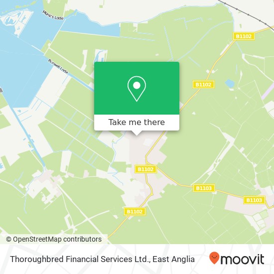 Thoroughbred Financial Services Ltd. map