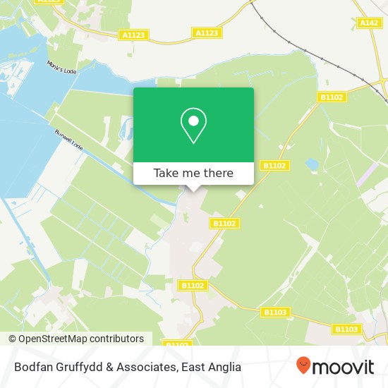 Bodfan Gruffydd & Associates map