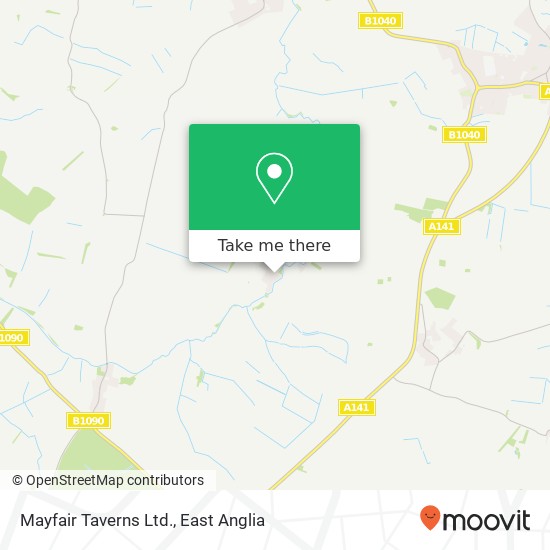 Mayfair Taverns Ltd. map
