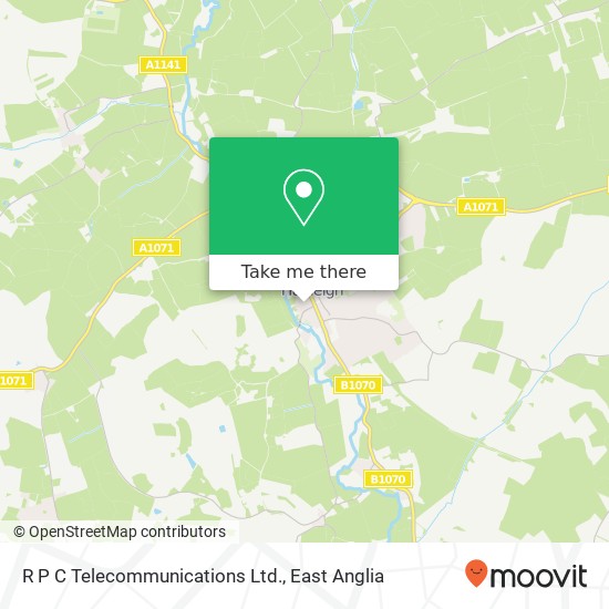 R P C Telecommunications Ltd. map