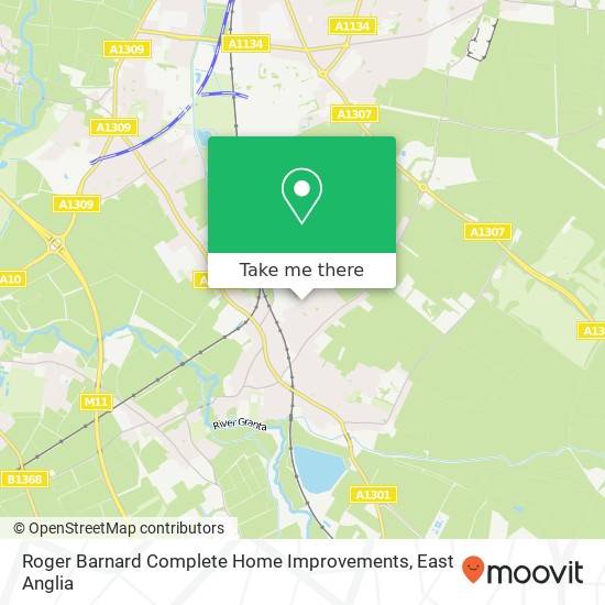 Roger Barnard Complete Home Improvements map