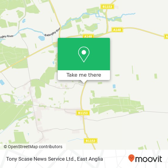 Tony Scase News Service Ltd. map