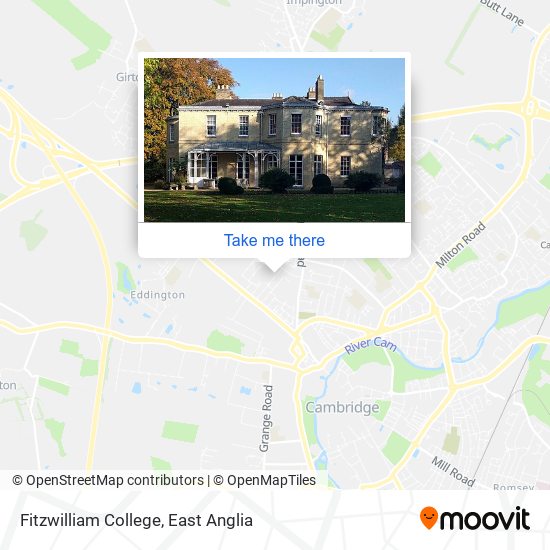 Fitzwilliam College map