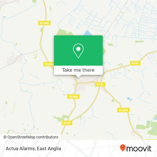 Actua Alarms map