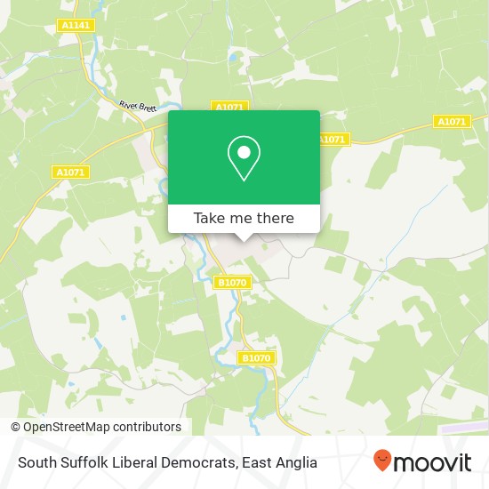 South Suffolk Liberal Democrats map