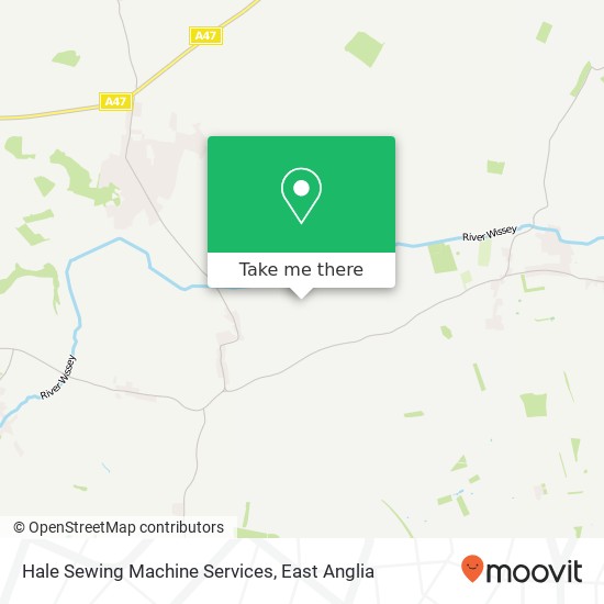 Hale Sewing Machine Services map