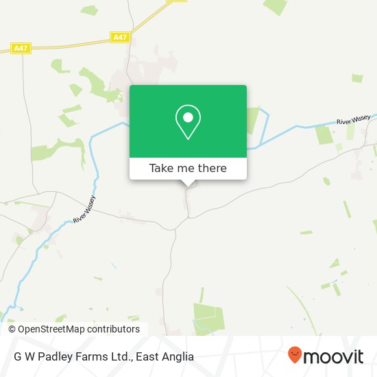 G W Padley Farms Ltd. map