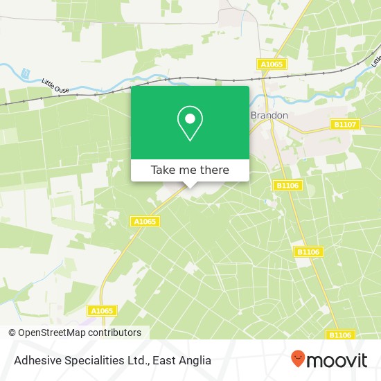 Adhesive Specialities Ltd. map