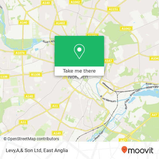 Levy,A,& Son Ltd map