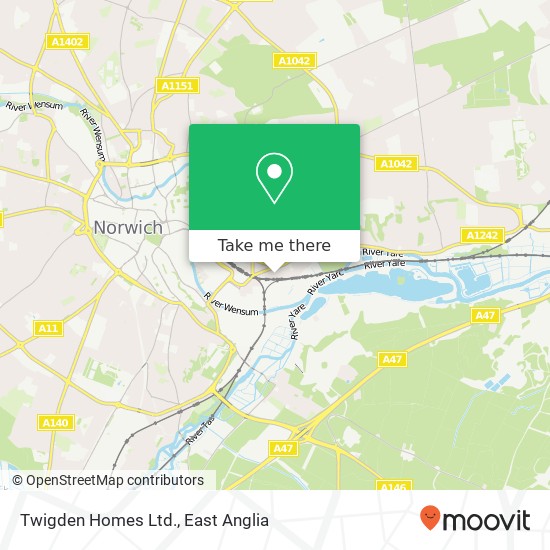 Twigden Homes Ltd. map