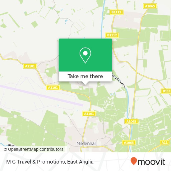 M G Travel & Promotions map