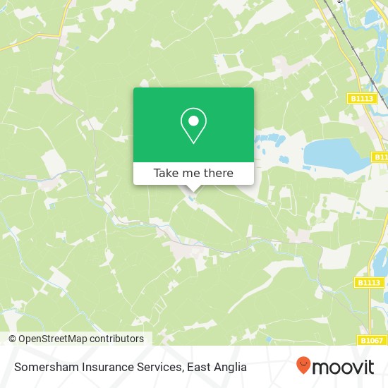 Somersham Insurance Services map