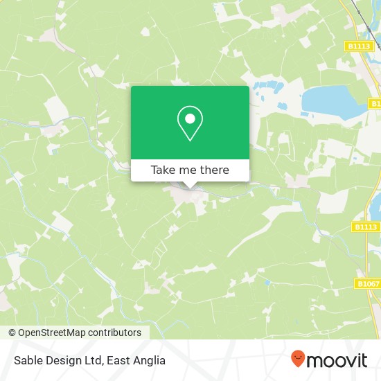 Sable Design Ltd map