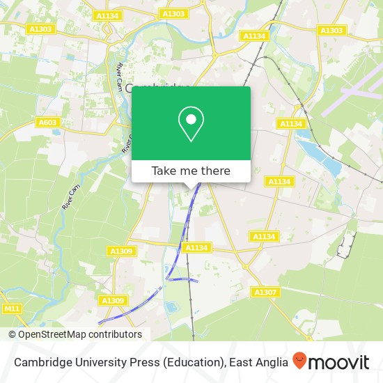 Cambridge University Press (Education) map