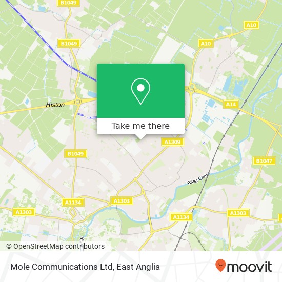 Mole Communications Ltd map