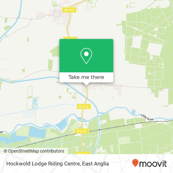 Hockwold Lodge Riding Centre map