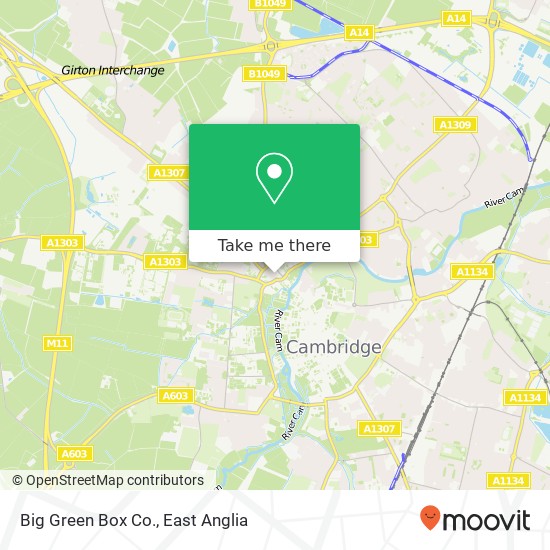 Big Green Box Co. map
