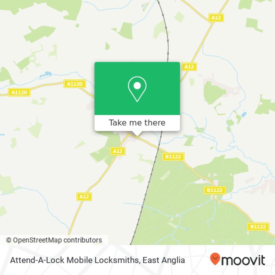 Attend-A-Lock Mobile Locksmiths map