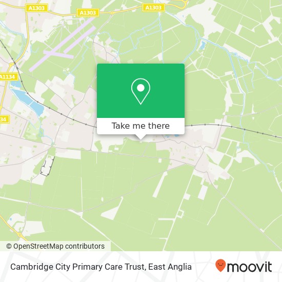 Cambridge City Primary Care Trust map