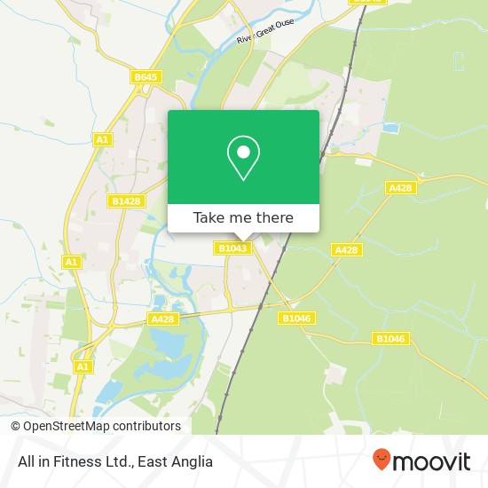 All in Fitness Ltd. map