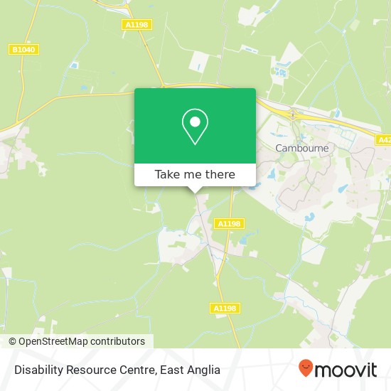 Disability Resource Centre map
