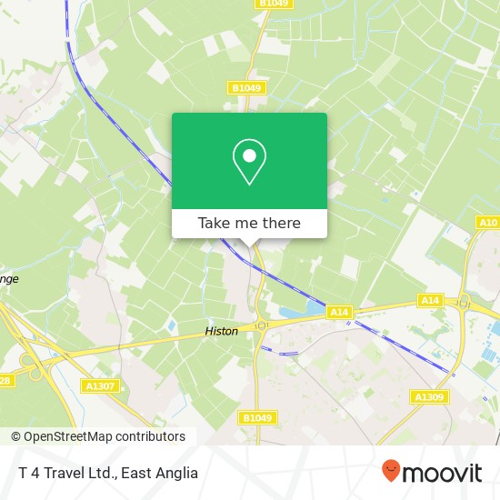 T 4 Travel Ltd. map